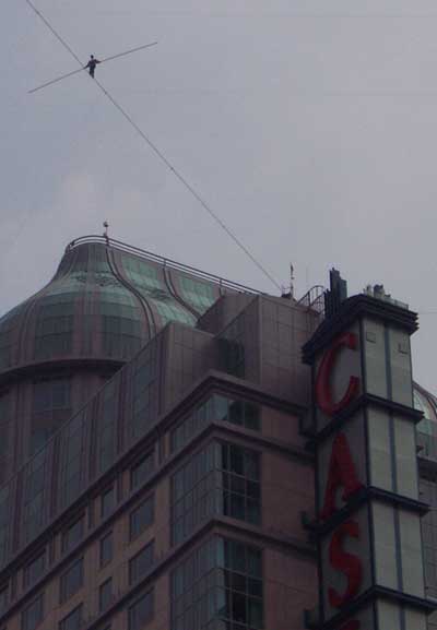 Jay Cochrane's record-setting skywalk