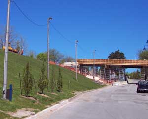 Skylon Tower construction