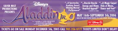 Disney's Aladdin Jr poster