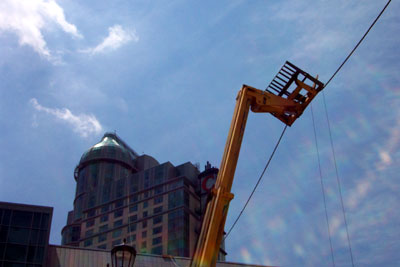 Casino to Skylon Tower skywalking cable