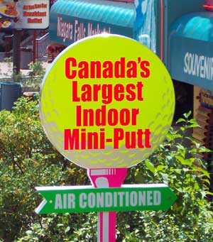 Largest mini-putt in Canada