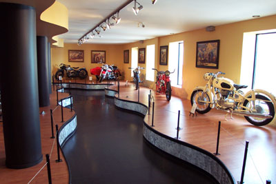 Second Floor of Classic Iron Motorcycle Museum