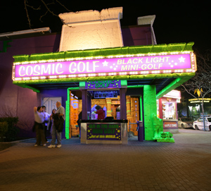 Cosmic Golf at Night