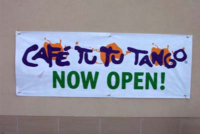 Cafe Tu Tu Tango now open