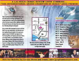 Greg Frewin Theatre Tiger Photo