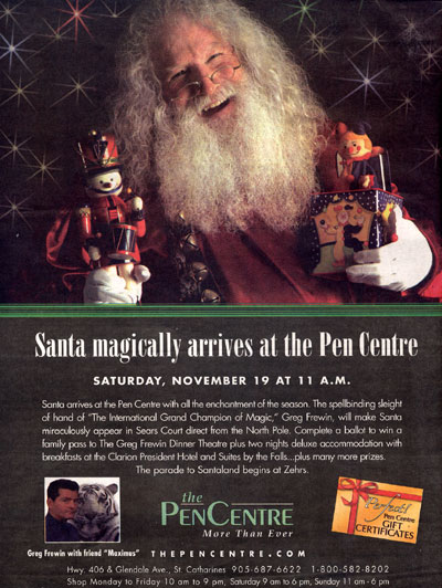 Greg Frewin Santa ad