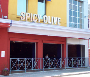 Spicy Olive Restaurant railing
