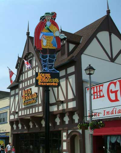 View of Tussaud's from the north