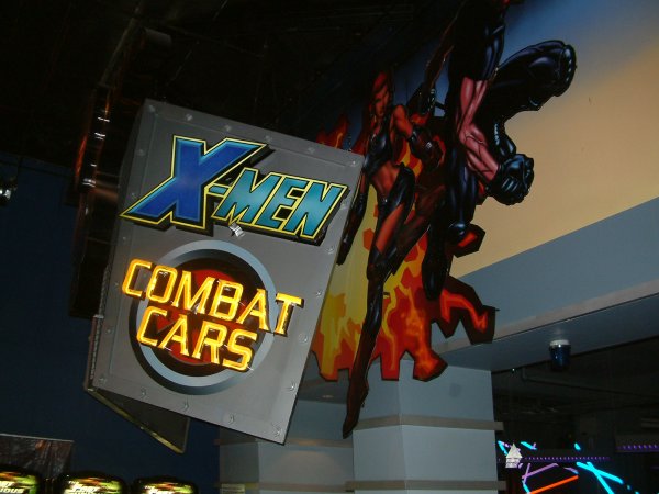 X-Men Combat Cars sign