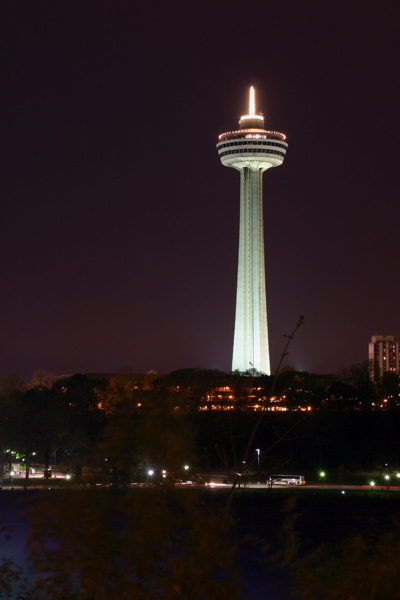 Skylon Tower at Night