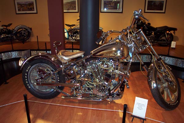 1980 Harley Davidson All Chrome and Gold Custom