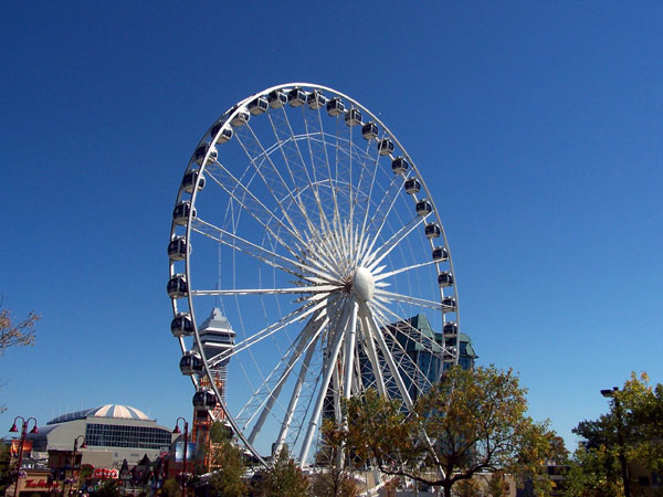 Niagara SkyWheel on a beautiful clear day