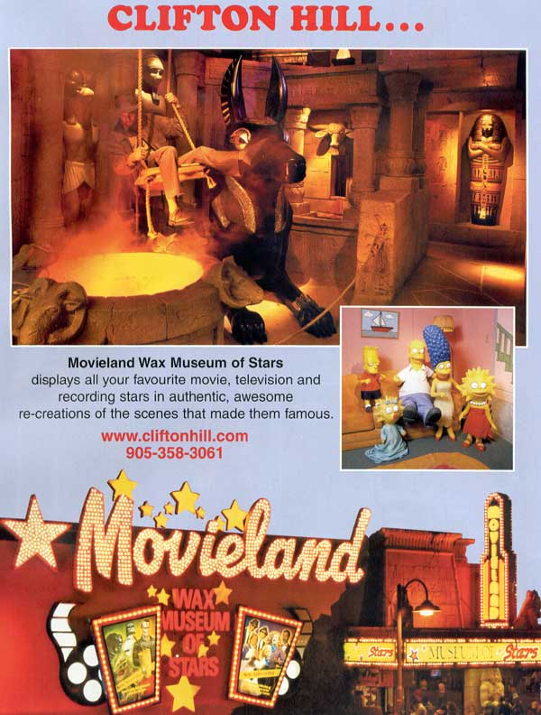 Attractions Niagara Movieland page