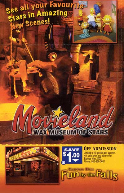 Niagara's Super Saver ad for Movieland