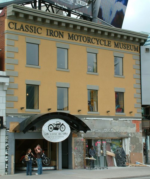 Classic Iron Motorcycle Museum street front