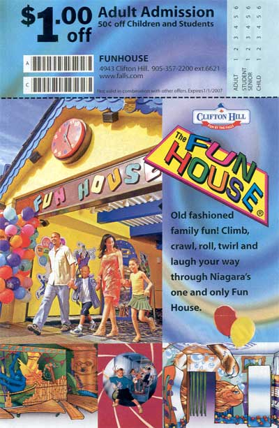 Niagara's Super Saver 2005 ad for Fun House