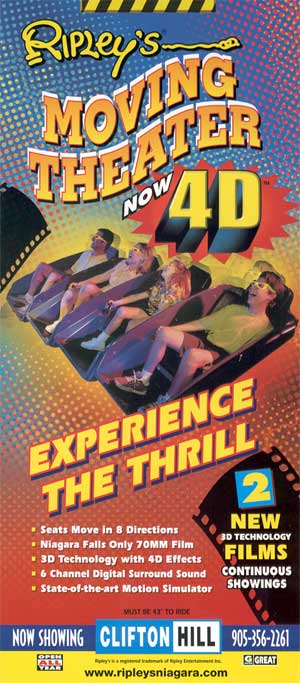 Ripley's Moving Theatre leaflet back