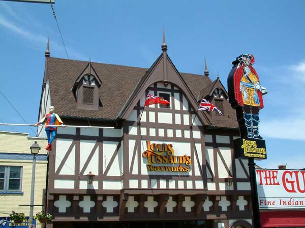 Louis Tussaud's Waxworks street front