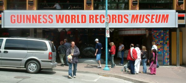 Guinness World Records Museum street front