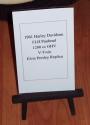 1961 Harley Davidson FLH Panhead sign