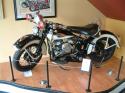 Motorcycle in lobby of Classic Iron Motorcycle Museum